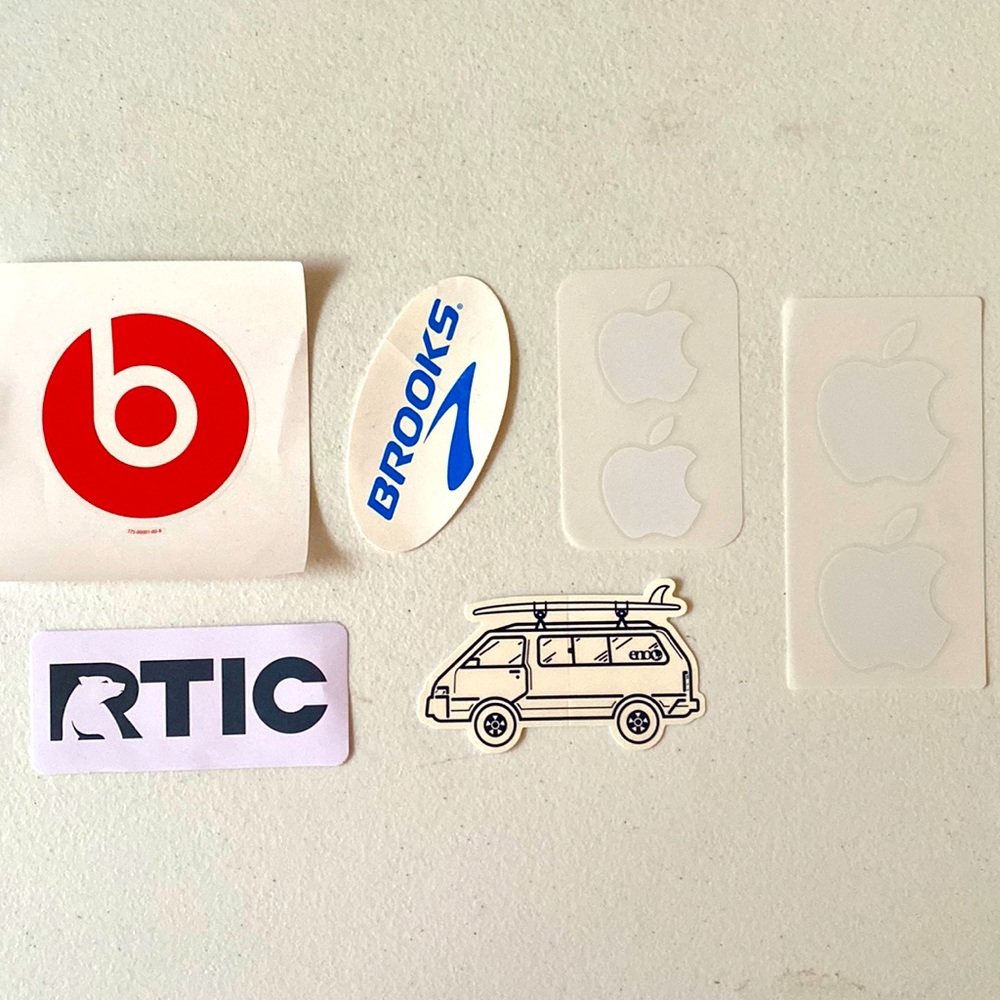 Batch of 8 Stickers - NEW - decorate computers, textbook covers, trashcans, etc